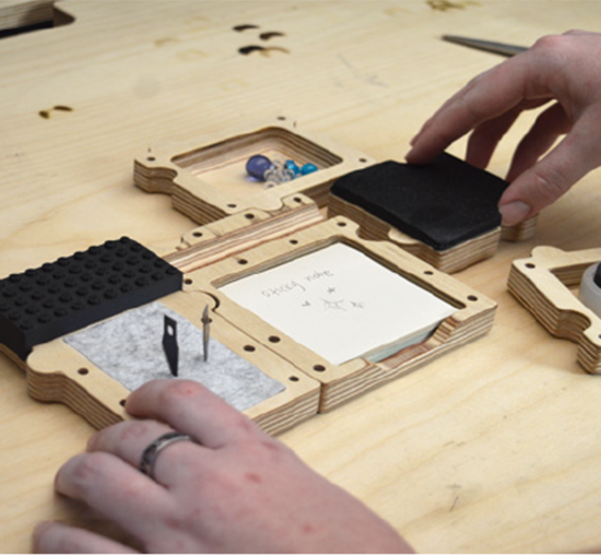 hands assembling Basis organization horizontally